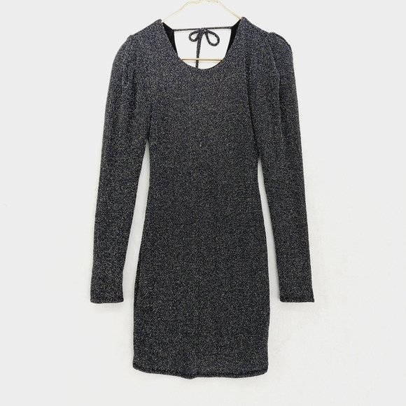 BCBGeneration Black Long Sleeve Scoop Neck Long Sweater 5080 - Picture 1 of 8
